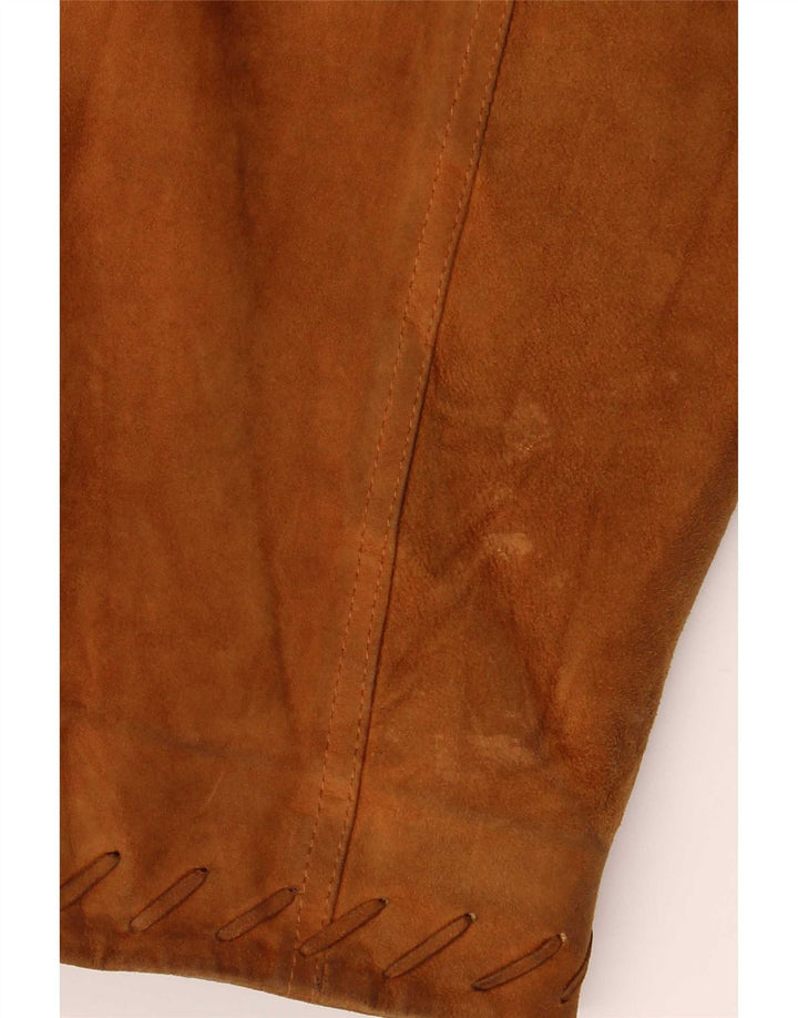Conbipel Womens Oversized Suede Jacket IT 46 Large Brown