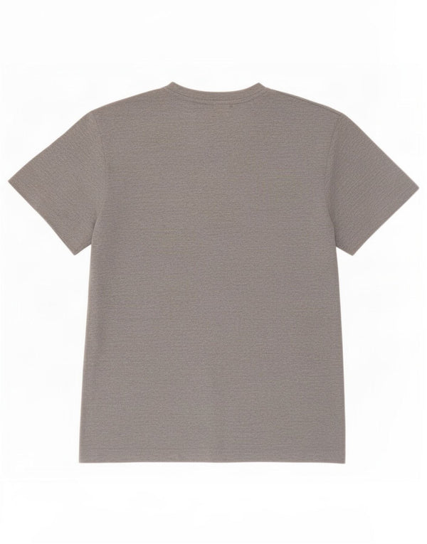 Lotto Mens T-Shirt Top Medium Grey Flecked Cotton