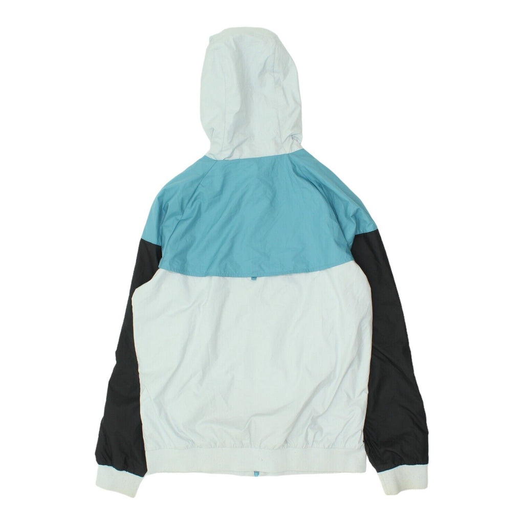 Nike Mens Grey Blue Polyester Rain Coat Jacket | Sportswear Activewear VTG | Vintage Messina Hembry | Thrift | Second-Hand Messina Hembry | Used Clothing | Messina Hembry 