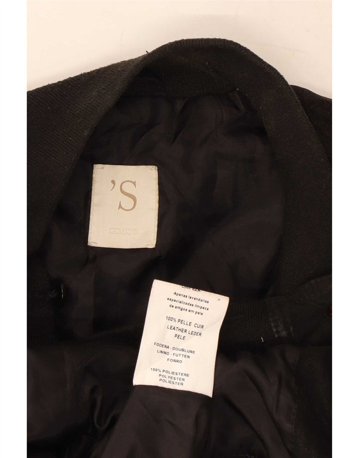 Gimo's Mens Suede Jacket UK 44 XL Black Leather