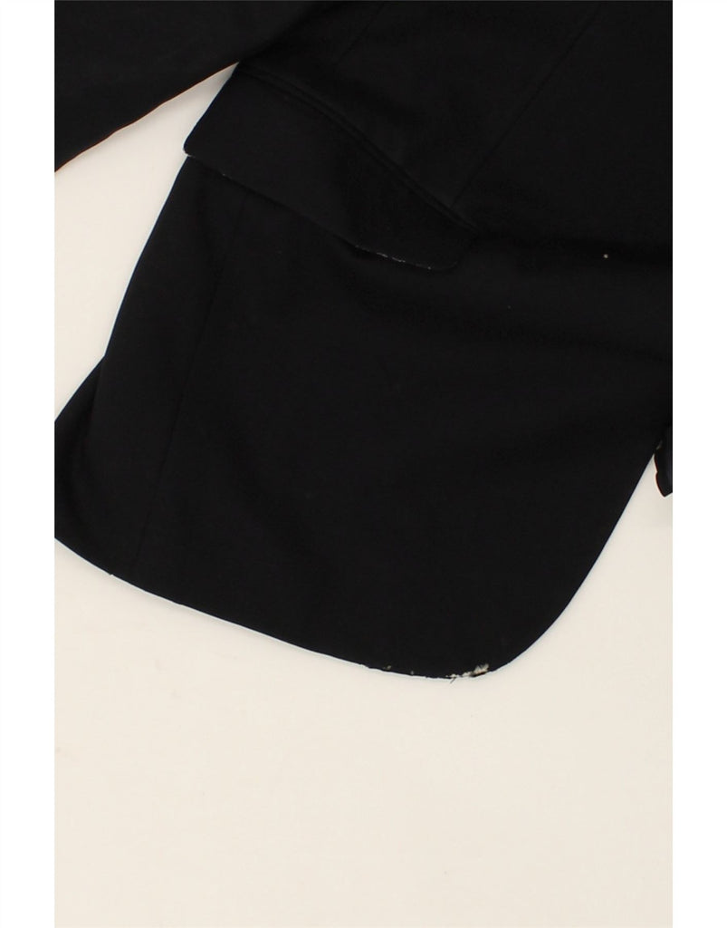 BURBERRYS Mens 3 Button Blazer Jacket IT 52 XL Black Rayon | Vintage Burberrys | Thrift | Second-Hand Burberrys | Used Clothing | Messina Hembry 