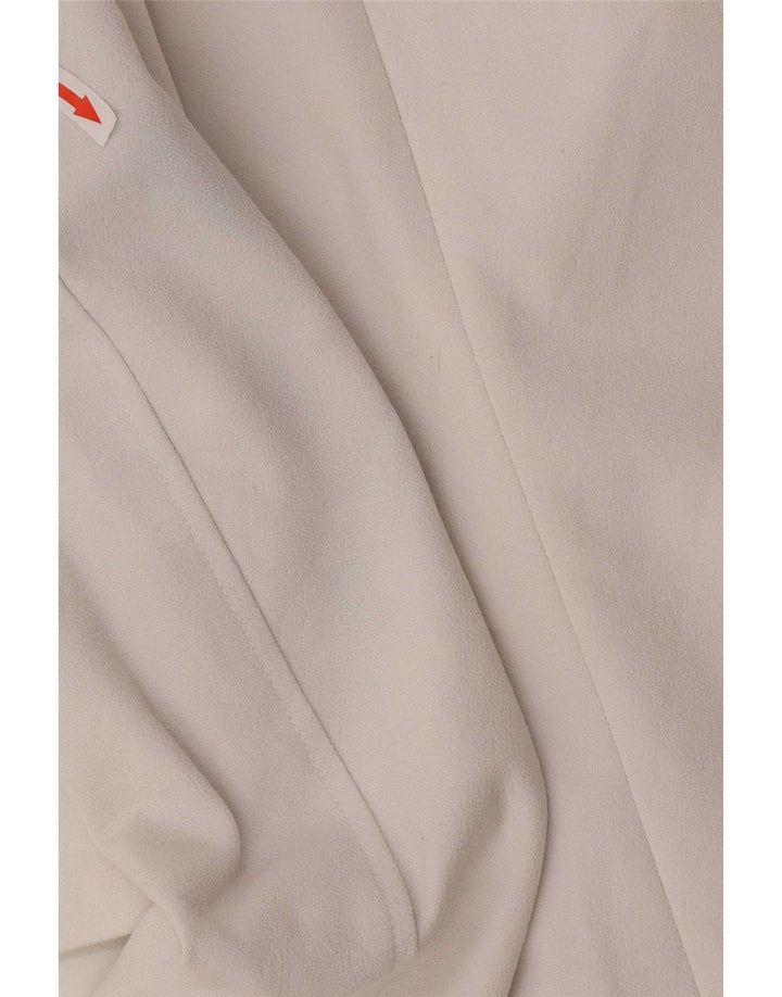 Zara Womens Double Breasted Blazer Jacket UK 6 XS White Polyester
