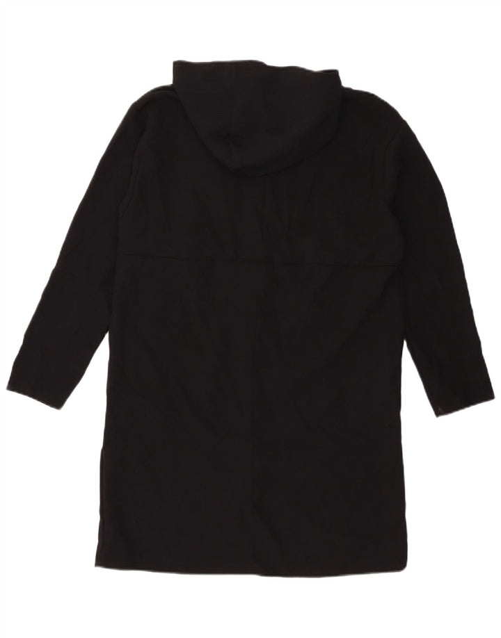 Zara Womens Pullover Hoodie Dress UK 10 Small Black Polyester