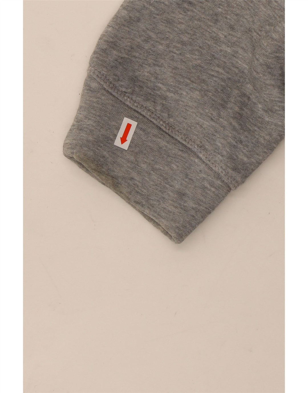 TOMMY HILFIGER Womens Oversized Graphic Hoodie Jumper UK 14 Medium Grey