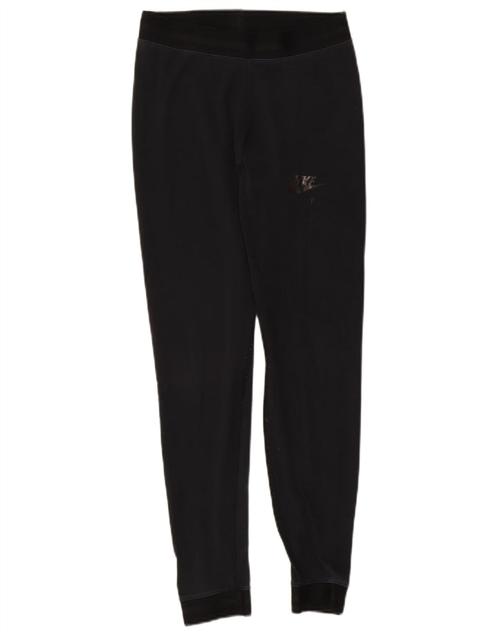 Nike Womens Graphic Leggings UK 12 Medium Black