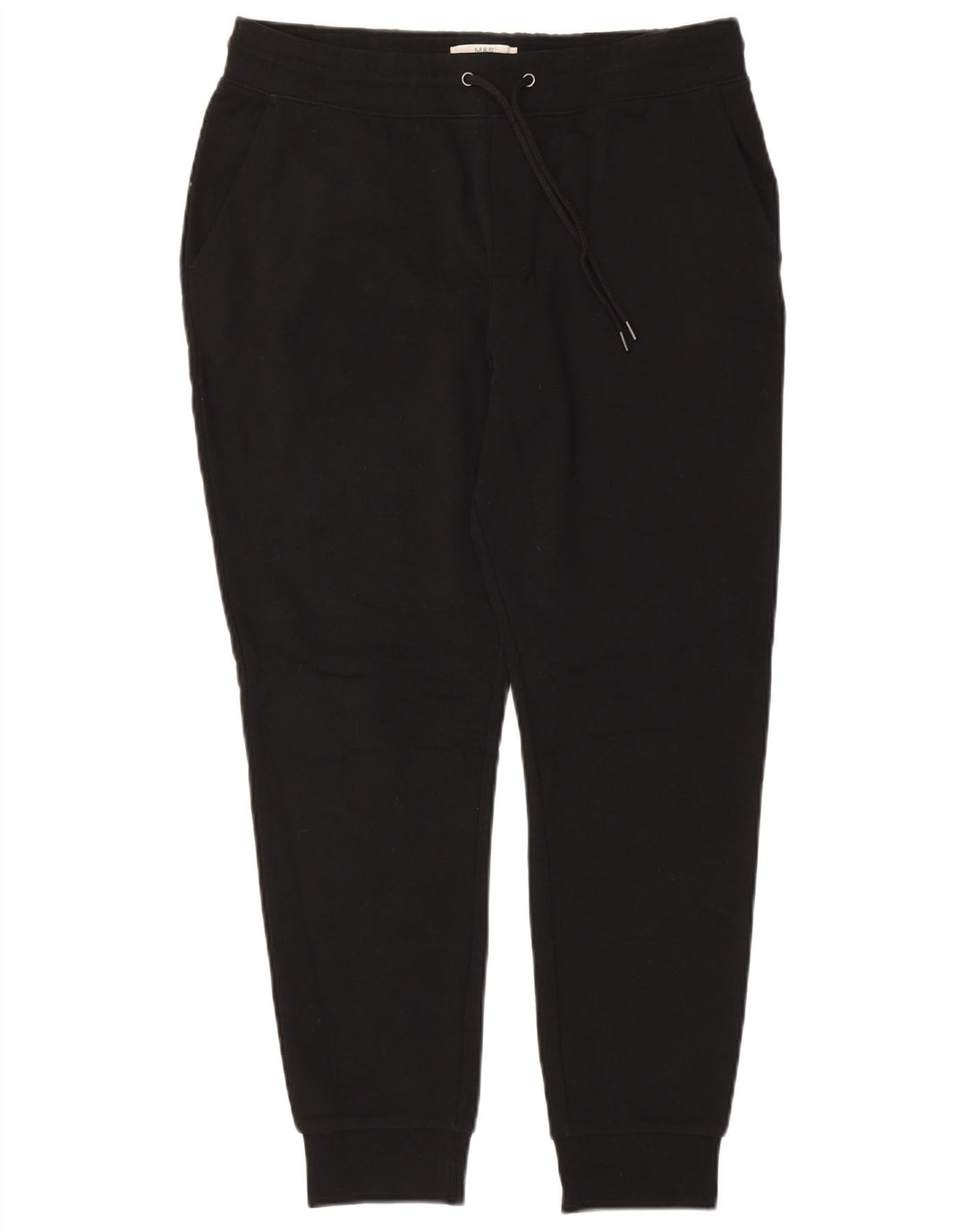 Marks & Spencer Mens Tracksuit Trousers Joggers Medium Black Cotton
