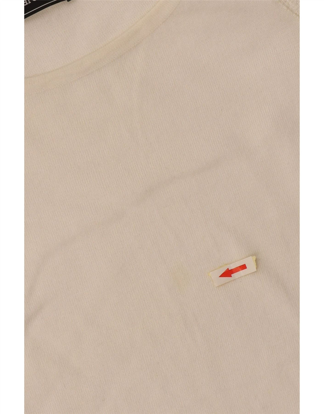 Roccobarocco Womens Crop Blouse Top UK 8 Small White