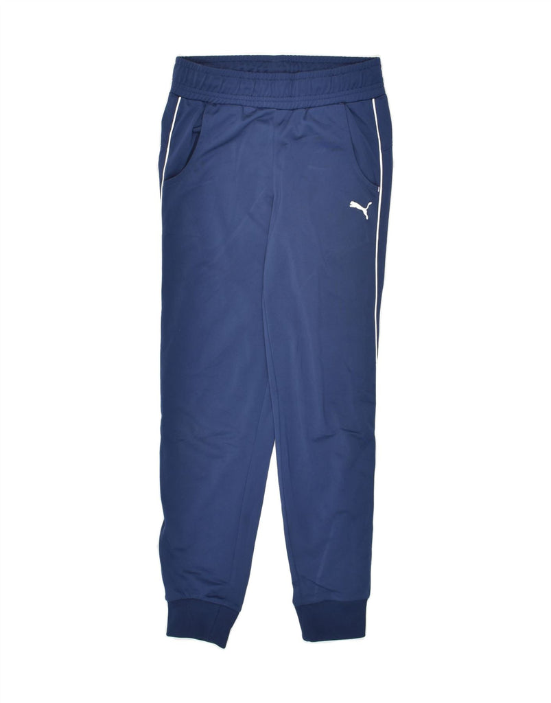 PUMA Boys Tracksuit Trousers Joggers 11-12 Years Medium  Navy Blue | Vintage Puma | Thrift | Second-Hand Puma | Used Clothing | Messina Hembry 