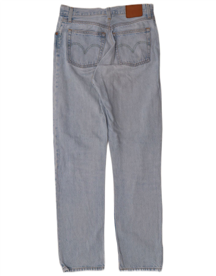 LEVI'S Womens Straight Jeans W28 L30 Blue Cotton