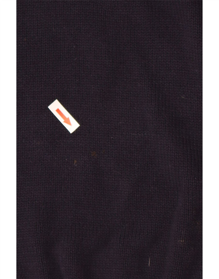 Marks & Spencer Mens Crew Neck Jumper Sweater Medium Navy Blue