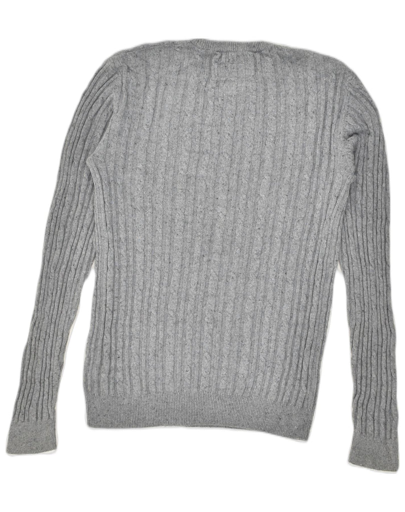 JACK WILLS Mens Crew Neck Jumper Sweater Small Grey Cotton | Vintage Jack Wills | Thrift | Second-Hand Jack Wills | Used Clothing | Messina Hembry 