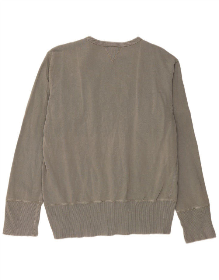 Diesel Mens Graphic Sweatshirt Jumper XL Grey