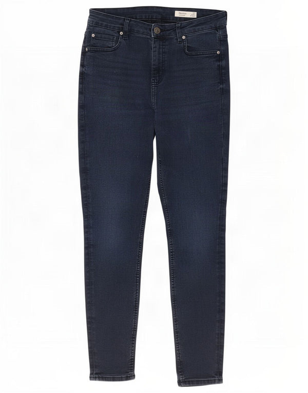 Marks & Spencer Womens The Ivy Skinny Jeans UK 12 Medium W30 L30 Navy Blue