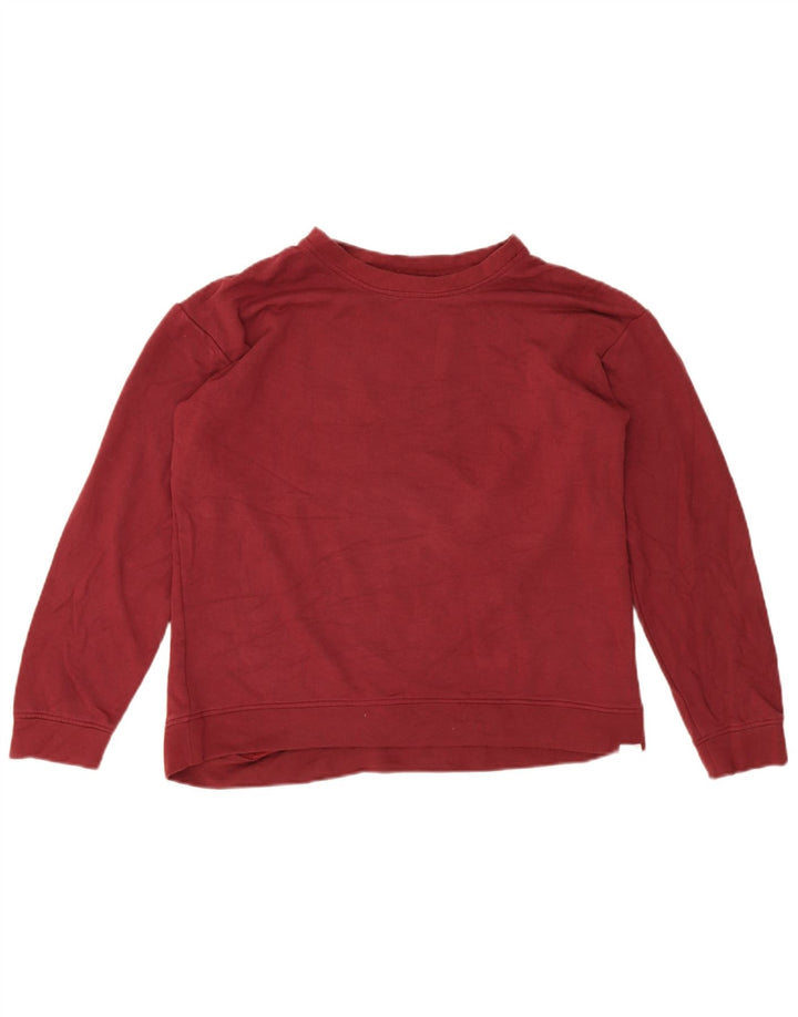Orvis Womens Sweatshirt Jumper UK 14 Medium Red Modal