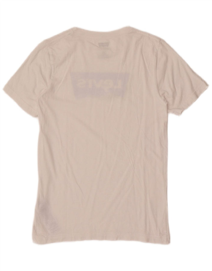 Levi's Boys Graphic T-Shirt Top 13-14 Years White Cotton