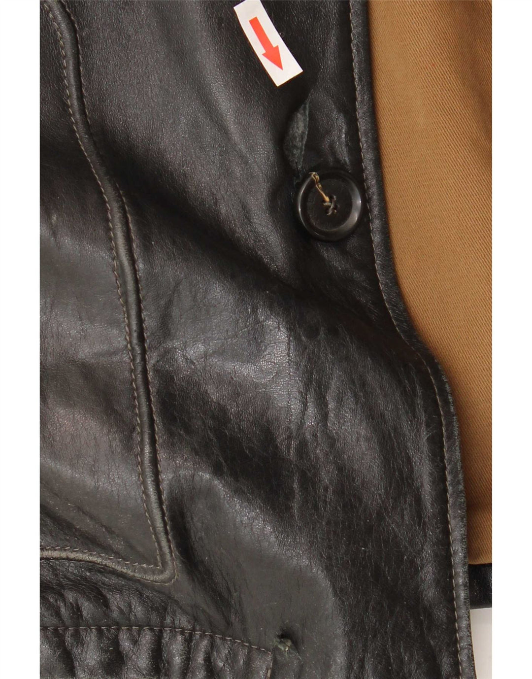 Maffei Mens Leather Jacket IT 54 2XL Black