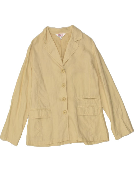 ジャケット・アウター 80s 90s EURO linen tailored jacket beige Regular Size Linen Vintage Suit Jackets & Blazers for Men