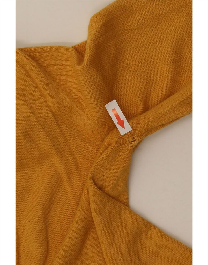 Zara Womens Cardigan Sweater UK 10 Small Yellow