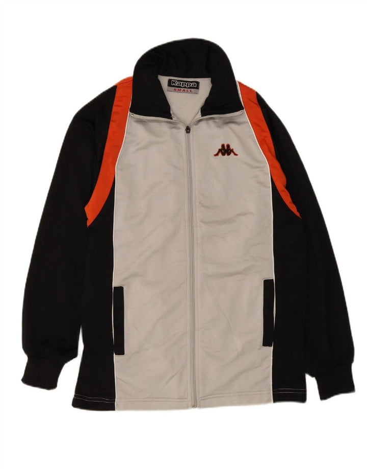 KAPPA Mens Tracksuit Top Jacket Small Grey Colourblock Polyester