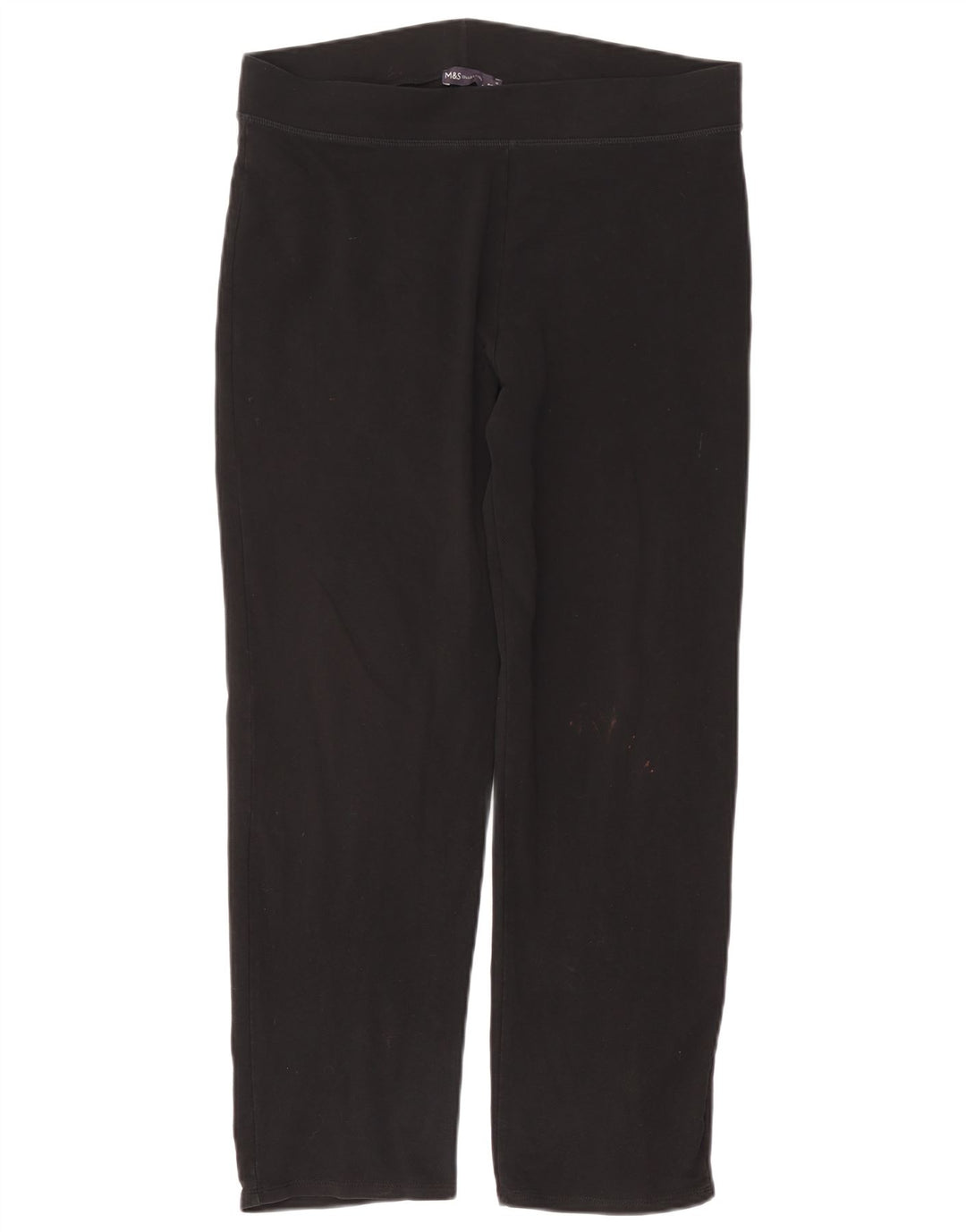 Marks & Spencer Womens Leggings UK 16 Large Black Cotton