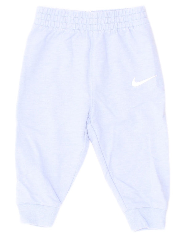 Nike Baby Boys Joggers Tracksuit Trousers 3-6 Months Blue Cotton
