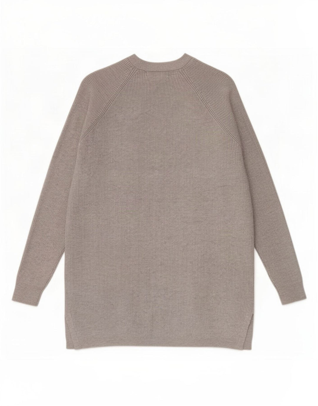 Marks & Spencer Womens Oversized Cardigan Sweater UK 10 Small Grey Viscose