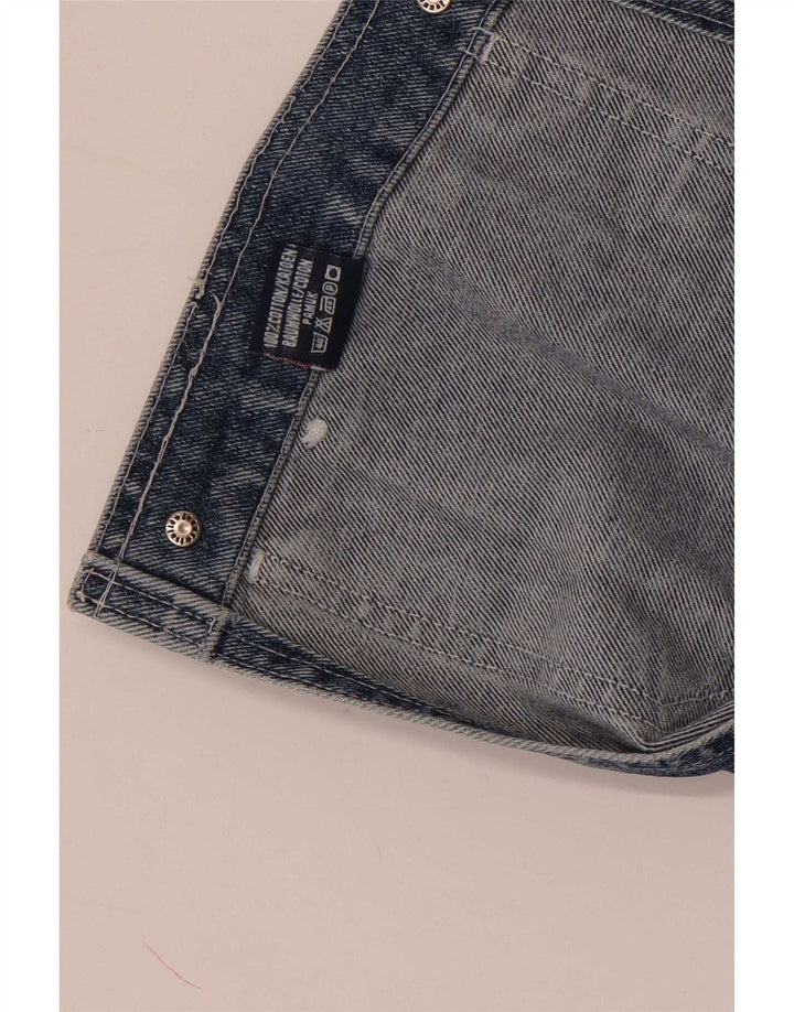 Vintage Womens Dungarees Jeans W29 L33 Blue Cotton