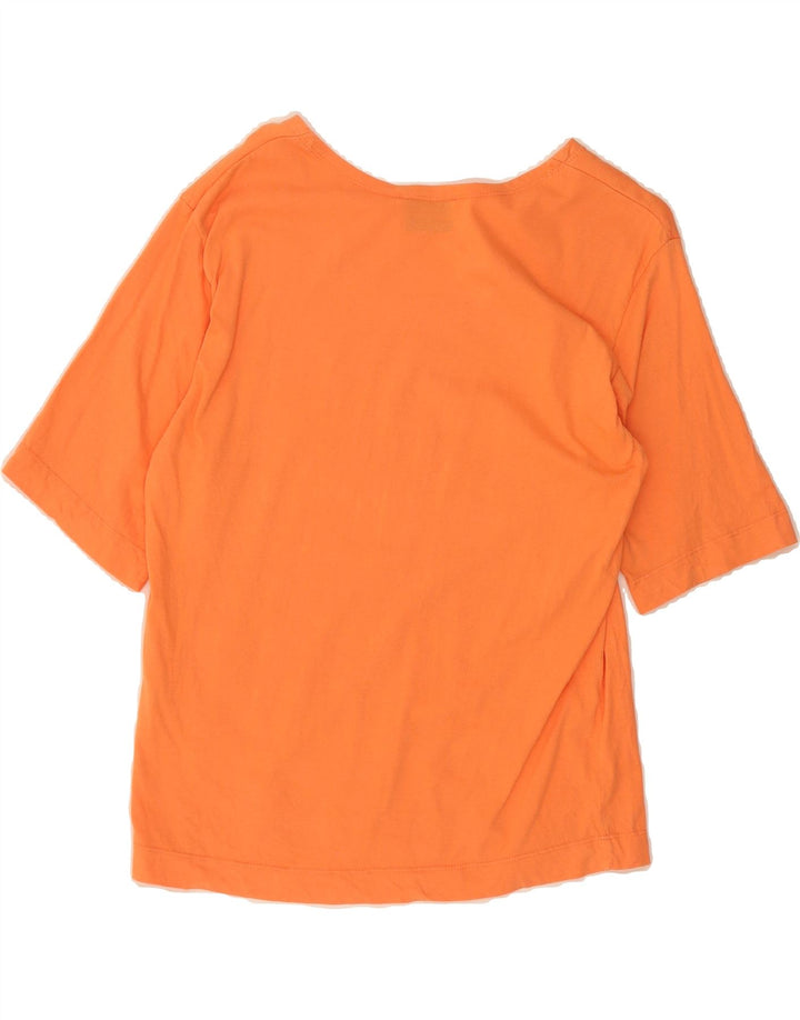 CERRUTI 1881 Womens T-Shirt Top EU 38 Medium Orange Cotton Vintage Cerruti 1881 and Second-Hand Cerruti 1881 from Messina Hembry 