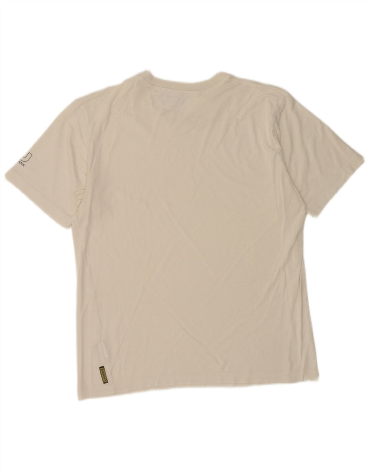 Armani Jeans Mens T-Shirt Top Large White