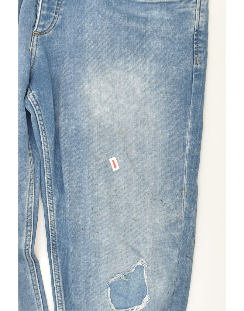 JACK & JONES Mens Distressed Slim Jeans W32 L32 Blue Cotton | Vintage Jack & Jones | Thrift | Second-Hand Jack & Jones | Used Clothing | Messina Hembry 