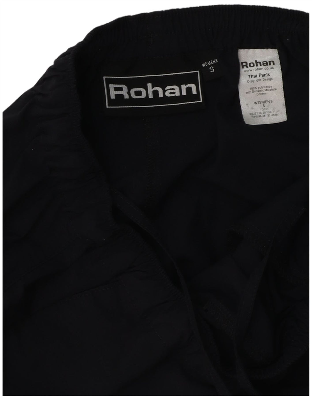 Rohan Womens Hiking Tracksuit Trousers UK 8 Small  Navy Blue Polyester