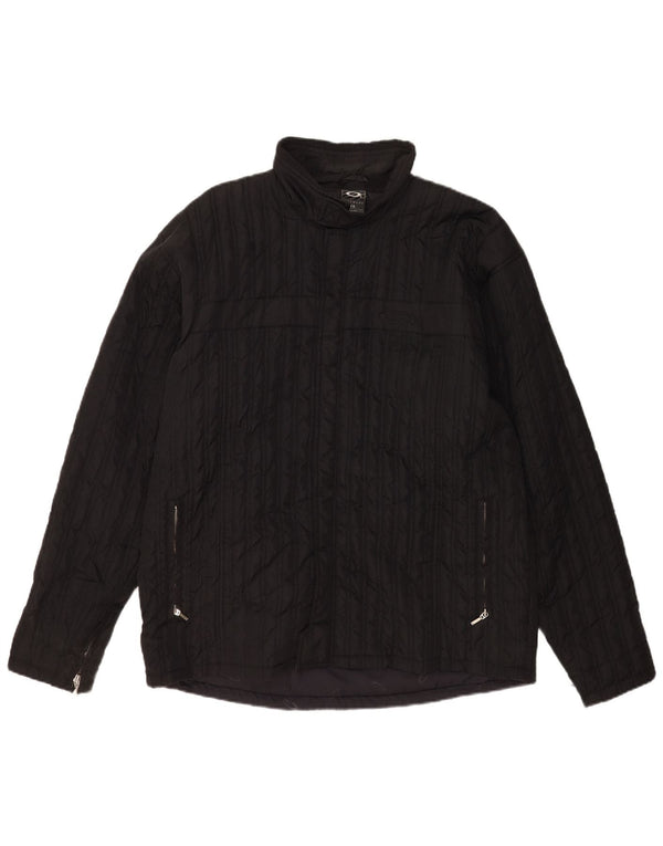Oakley Mens Padded Jacket UK 42 XL Black Nylon
