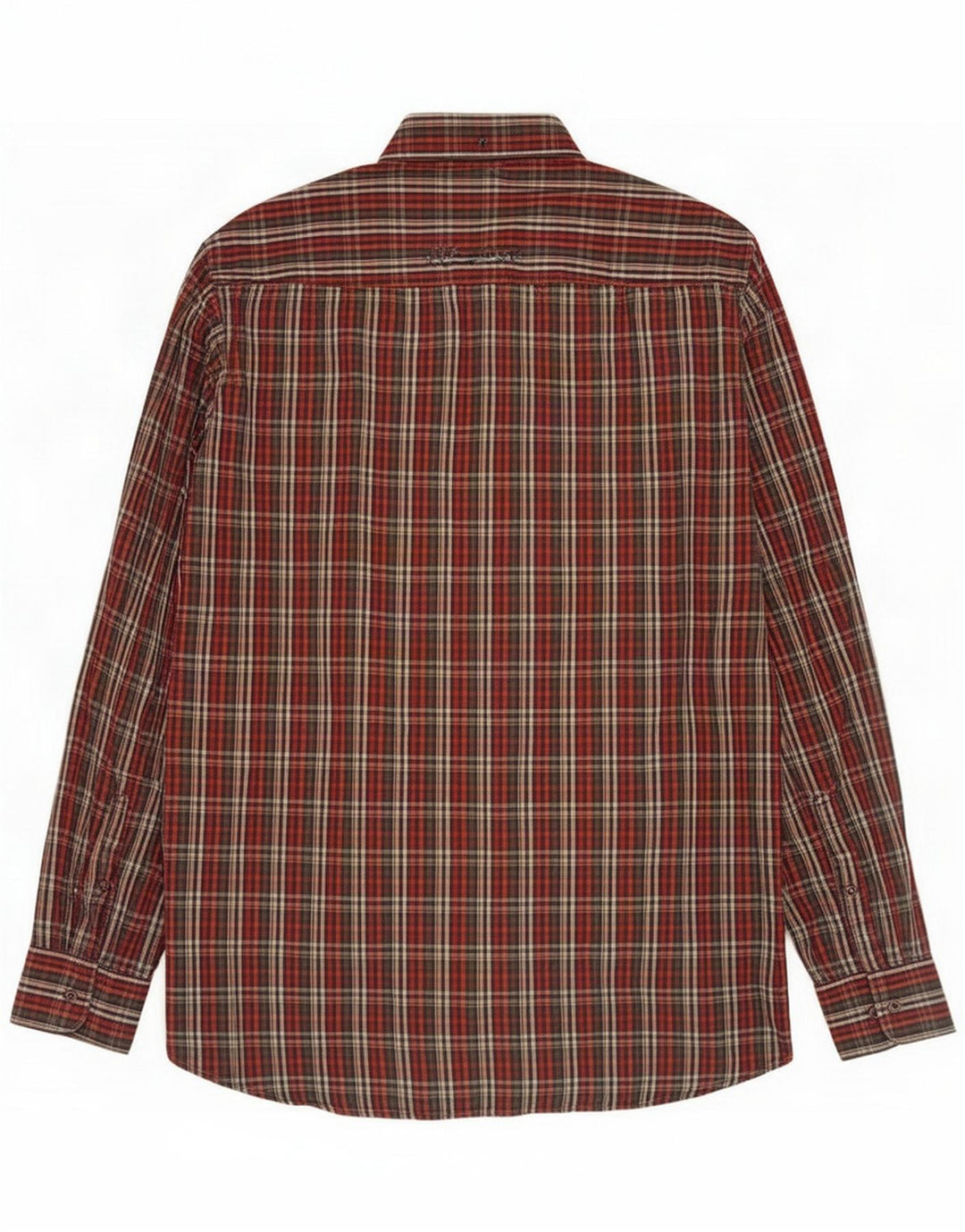 Camel Active Mens Shirt Medium Red Check Cotton
