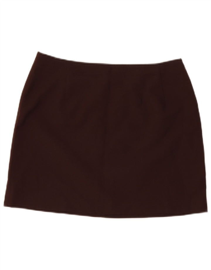 Zara Womens Mini Skirt EU 42 Large W32 Brown