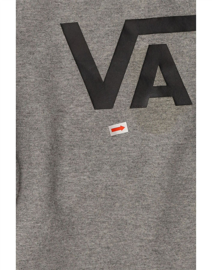 Vans Womens Graphic Sweatshirt Jumper UK 18 XL Grey Cotton