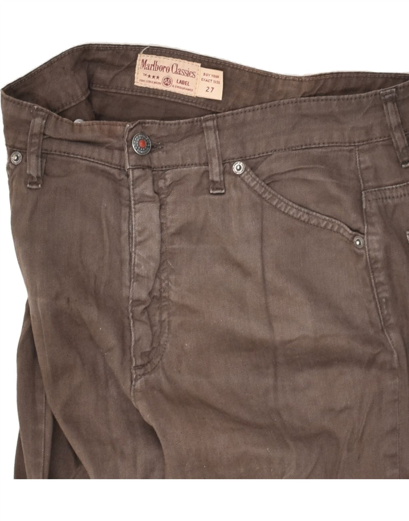 MARLBORO CLASSICS Womens Straight Jeans W27 L31 Brown Cotton | Vintage Marlboro Classics | Thrift | Second-Hand Marlboro Classics | Used Clothing | Messina Hembry 