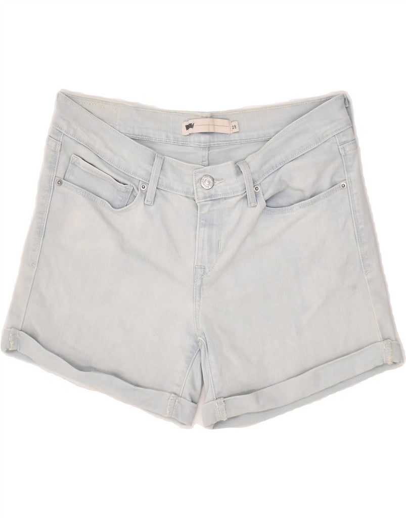 LEVI'S Womens Denim Shorts W28 Medium  Grey Cotton | Vintage Levi's | Thrift | Second-Hand Levi's | Used Clothing | Messina Hembry 