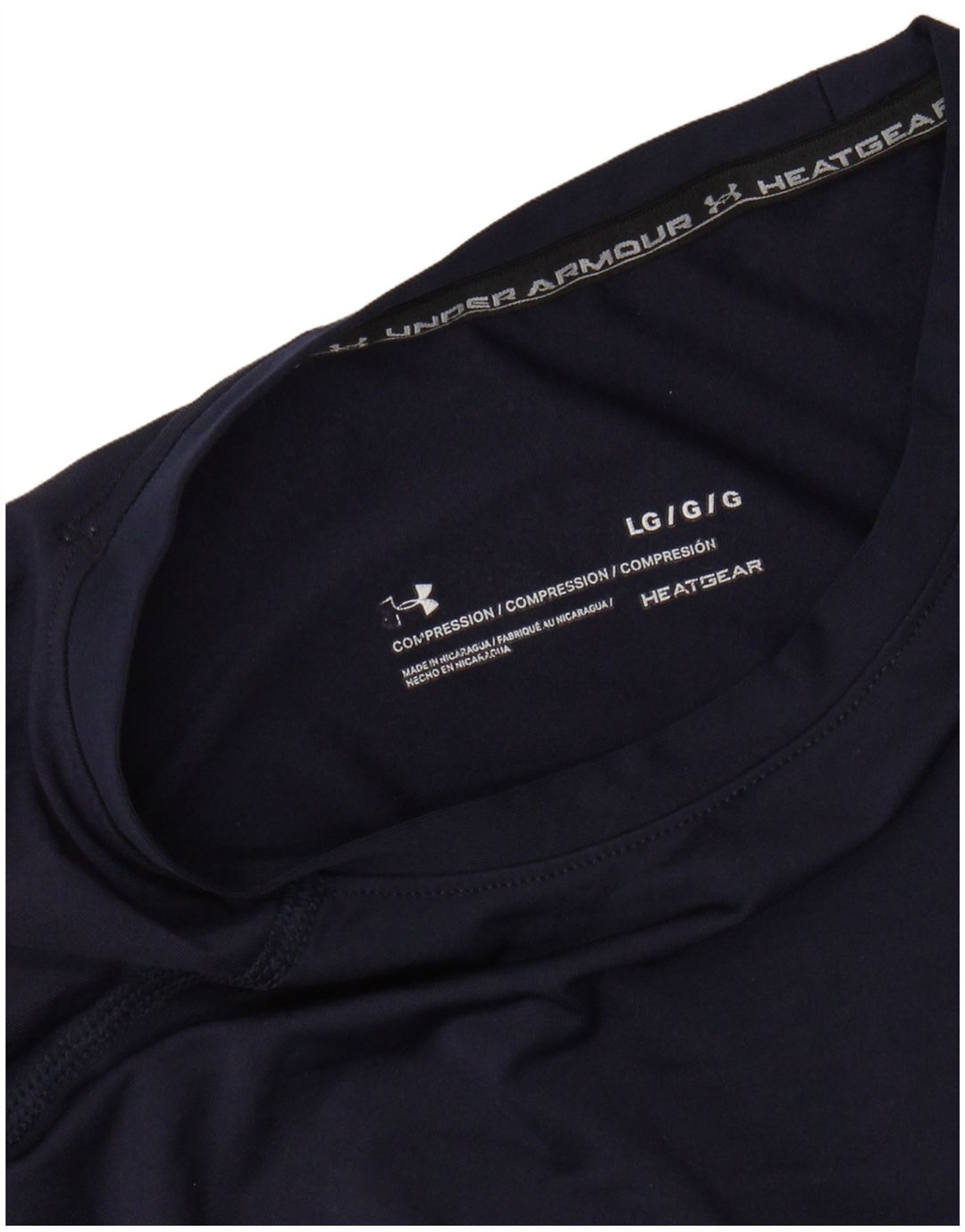 UNDER ARMOUR Womens Heat Gear Vest Top UK 14 Large Navy Blue