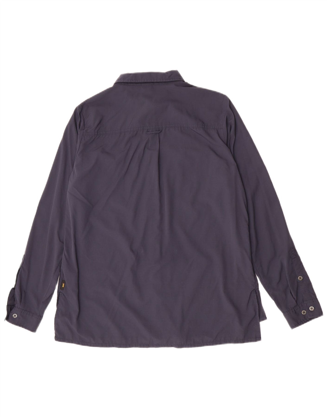 Jack Wolfskin Womens Shirt UK 12 Medium Navy Blue Polyamide
