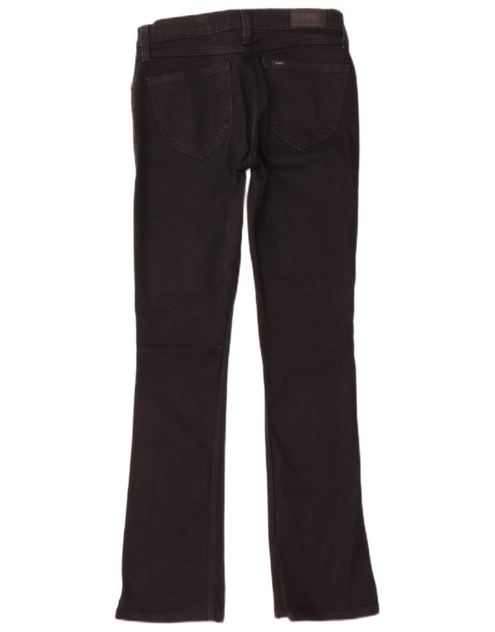 Lee Womens Bonnie Bootcut Jeans W29 L33 Black Cotton