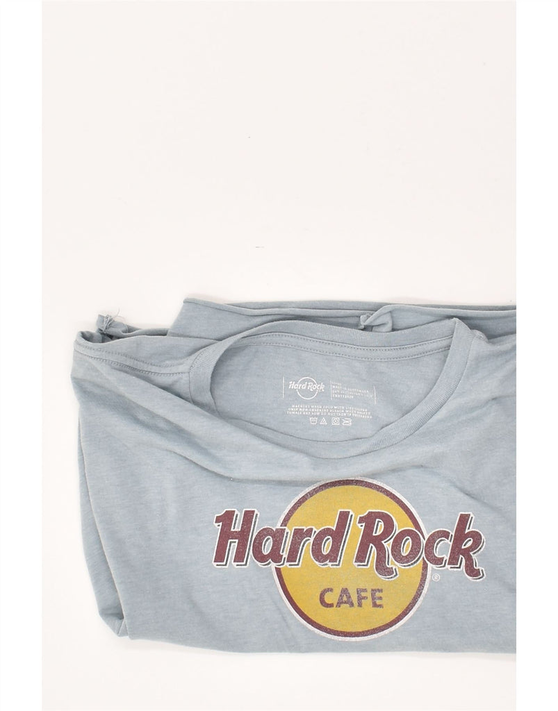 HARD ROCK CAFE Womens Munich Graphic T-Shirt Top UK 16 Large Blue | Vintage Hard Rock Cafe | Thrift | Second-Hand Hard Rock Cafe | Used Clothing | Messina Hembry 