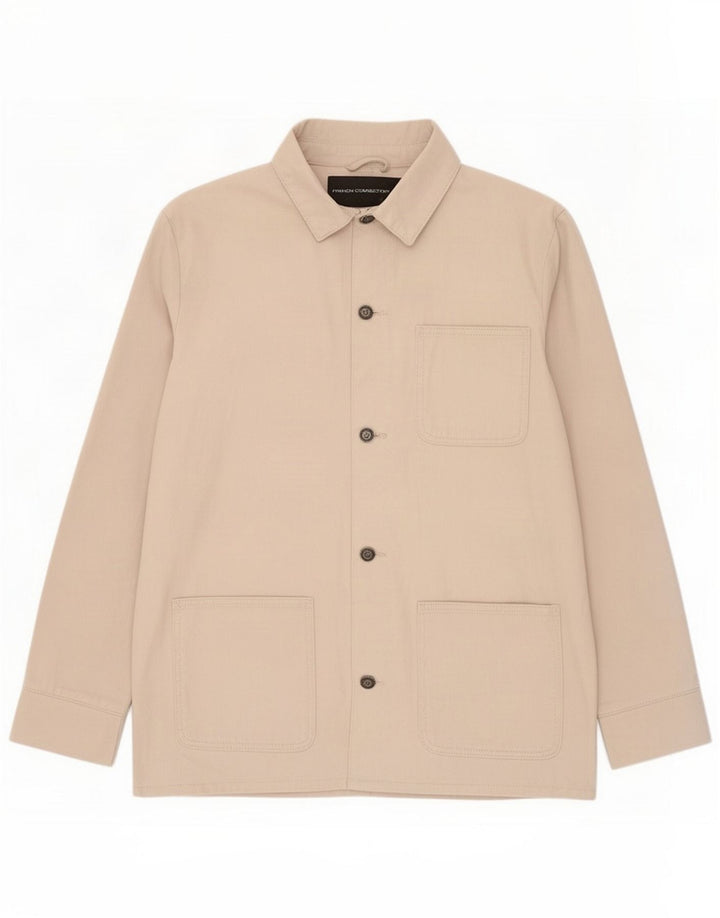 French Connection Mens Utility Jacket UK 40 Large Beige
