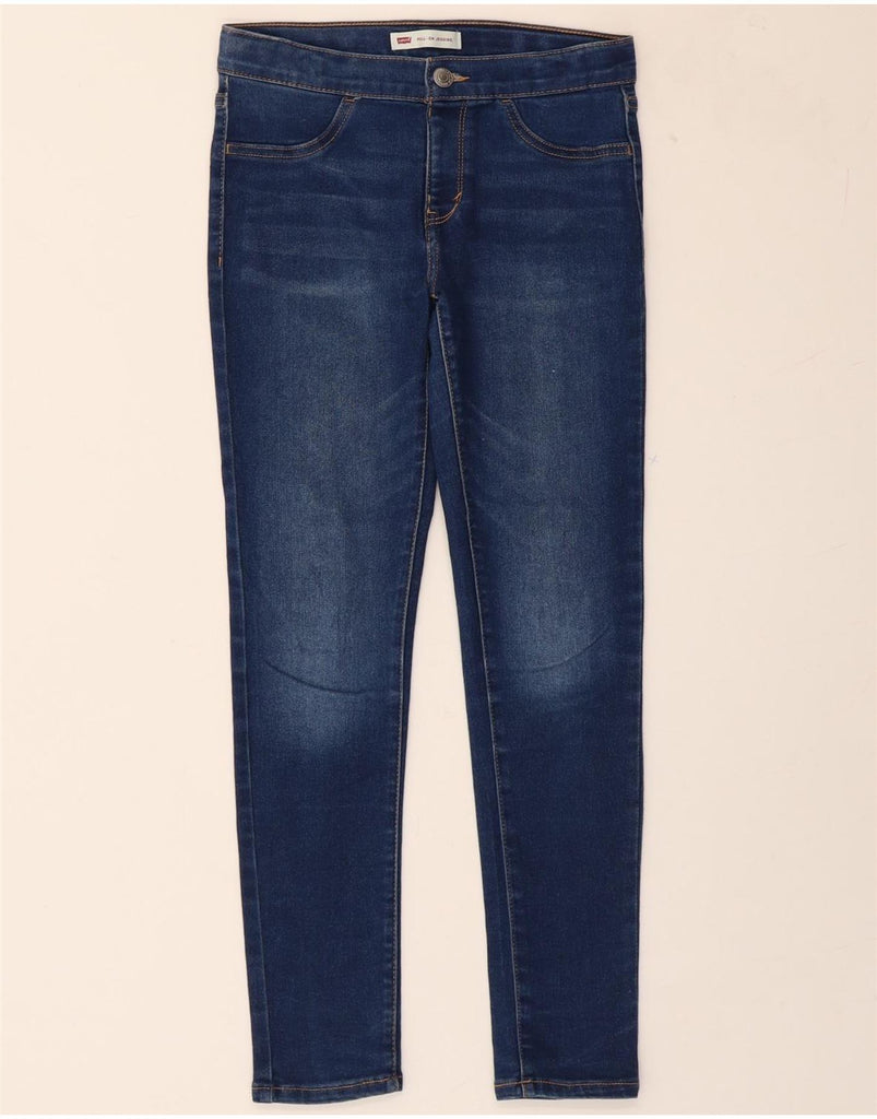 LEVI'S Girls Jegging Jeans 9-10 Years W26 L26 Navy Blue Cotton Vintage Levi's and Second-Hand Levi's from Messina Hembry 