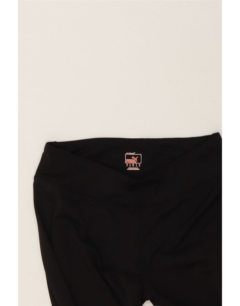 PUMA Womens Tracksuit Trousers UK 12 Medium Black Polyester Vintage Puma and Second-Hand Puma from Messina Hembry 