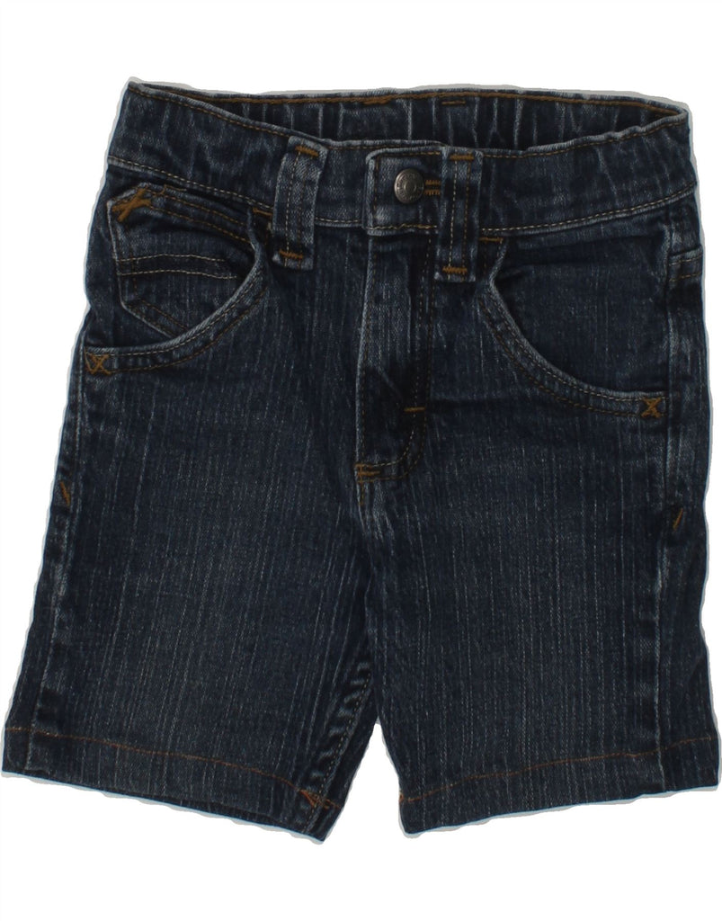 WRANGLER Boys Denim Shorts 5-6 Years W20 Navy Blue Cotton | Vintage Wrangler | Thrift | Second-Hand Wrangler | Used Clothing | Messina Hembry 