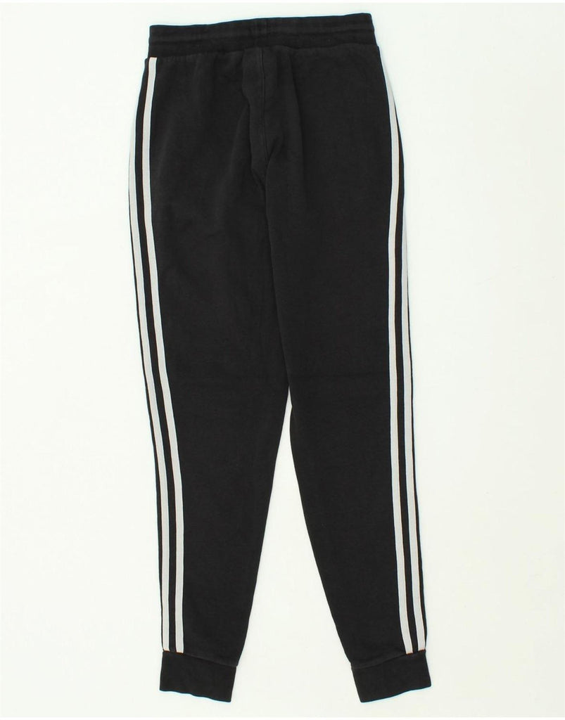 ADIDAS Mens Tracksuit Trousers Joggers Small Black Cotton | Vintage Adidas | Thrift | Second-Hand Adidas | Used Clothing | Messina Hembry 