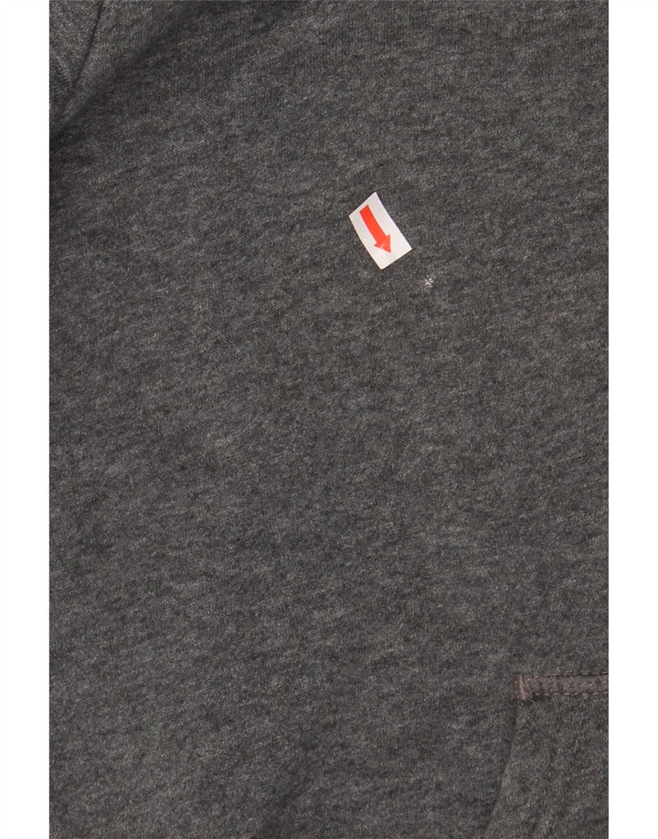 ADIDAS Mens Hoodie Jumper Large Grey Cotton Vintage Adidas and Second-Hand Adidas from Messina Hembry 
