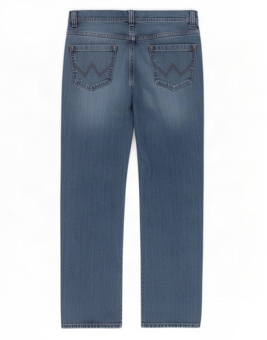 Wrangler Mens Wesley Regular Straight Jeans W36 L32 Blue Cotton