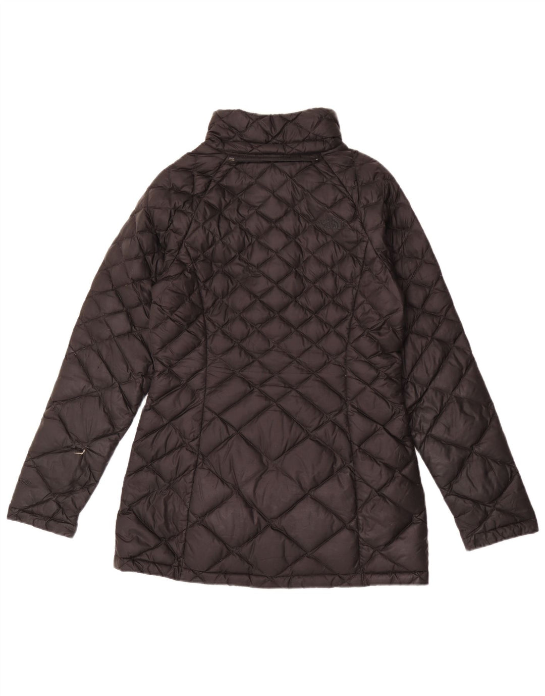 The North Face Womens Quilted Jacket UK 10 Small Black Nylon