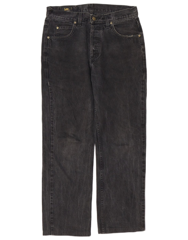 Lee Mens Straight Jeans W34 L29 Black